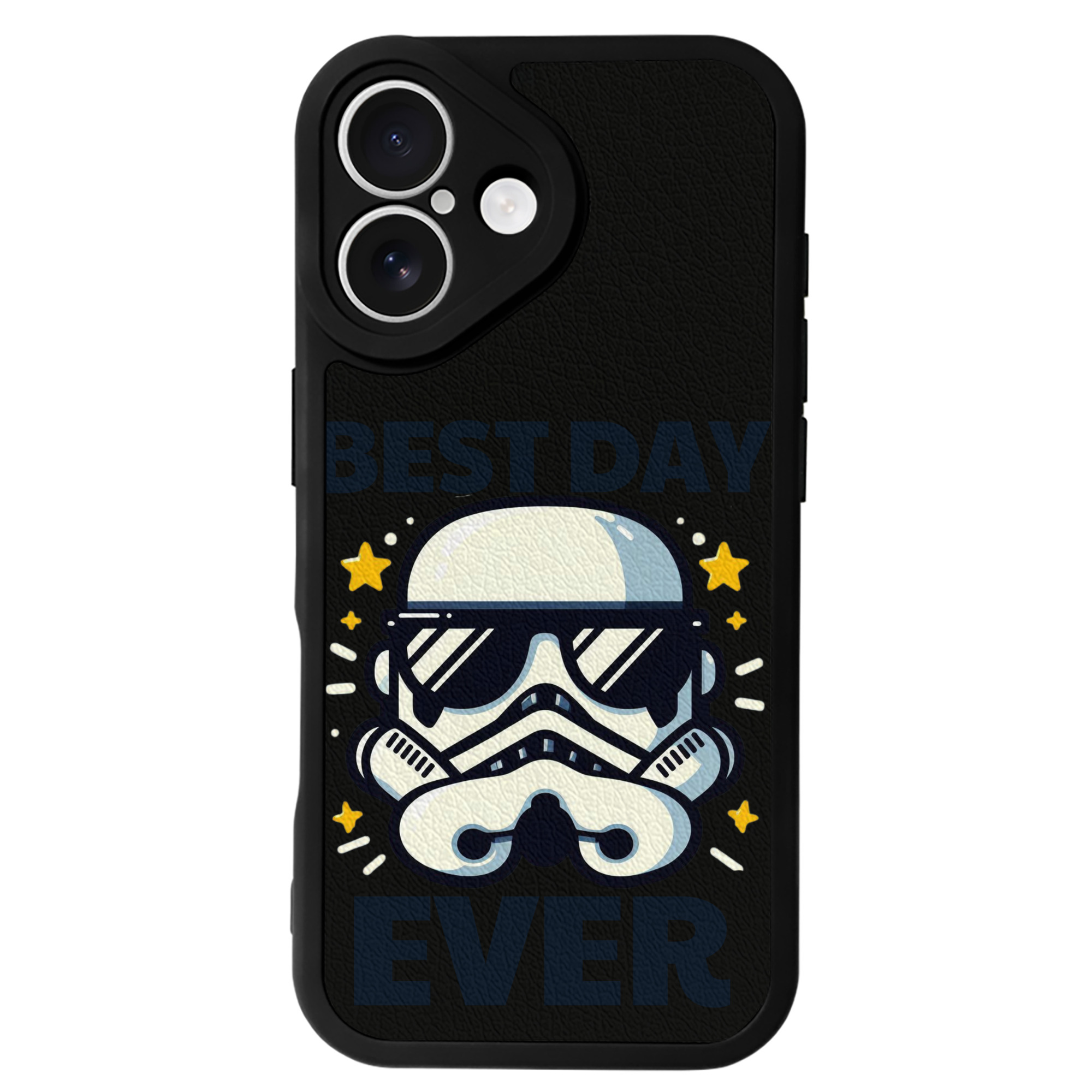 （画像用） スター・ウォーズ Star Wars 【iPhone 16シリーズ対応】シリコンスマホケース（レザー調） 材質：シリコン